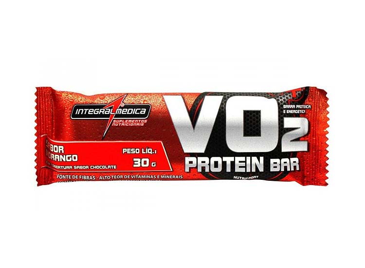 Barra de Proteína Integralmédica VO2 Protein Bar- Morango 30g