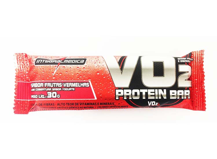 Barra de Proteína Integralmédica VO2 Protein Bar – Frutas Vermelhas com Iogurte 30g