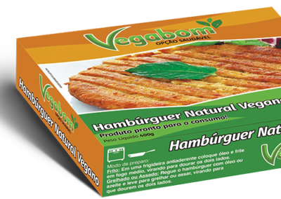 Hambúrguer Natural Vegano Vegabom 400g