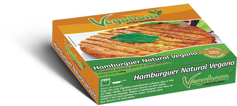 Hambúrguer Natural Vegano Vegabom 400g