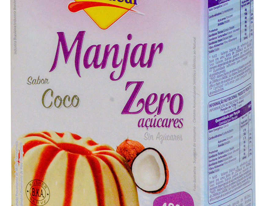 Manjar Zero Sabor Coco 45g