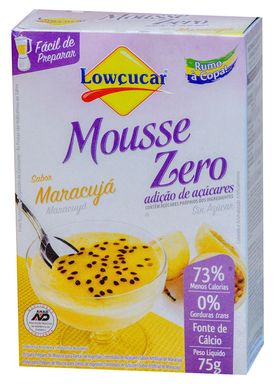 Mousse Lowçucar Maracujá 75g