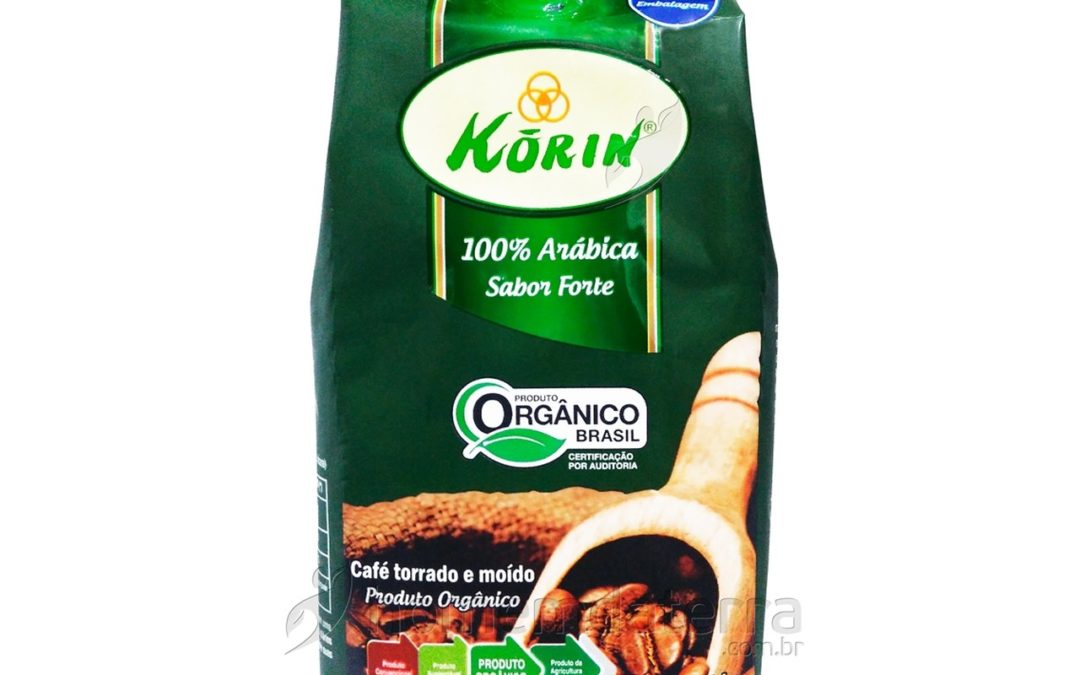 Café Torrado e Moído Orgânico Korin 250g