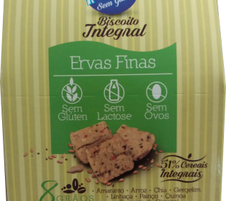 Biscoito Integral Sabor Ervas Finas Pure 50g