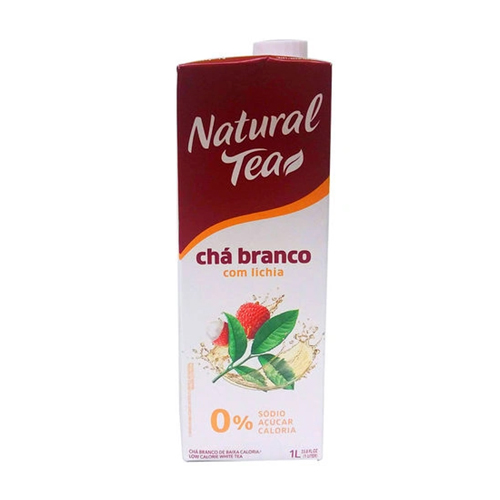 Natural Tea Chá Branco com Lichia 1L