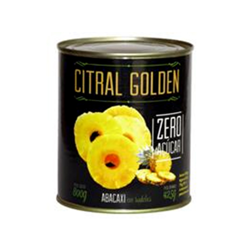 Abacaxi Rodelas Citral Golden Zero Açúcar