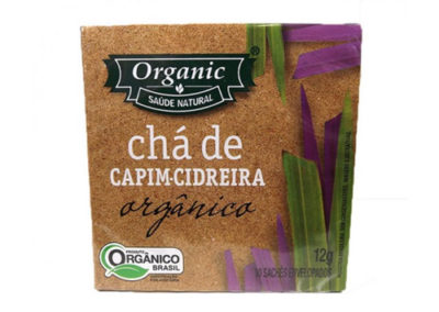 Chá de Capim Cidreira Orgânico Organic 12g
