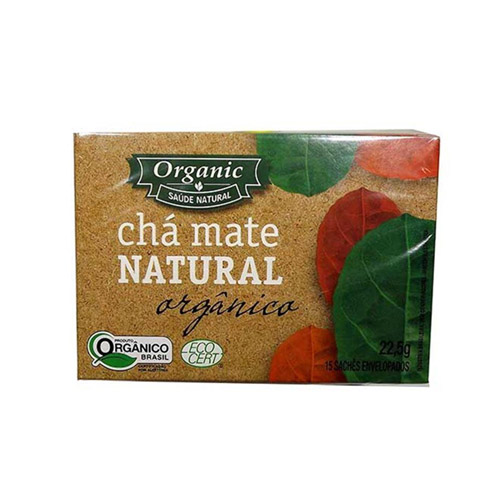 Chá Mate Natural Orgânico Organic 22,5g