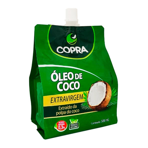 Óleo de Coco Extravirgem Copra – 500ml Pouch