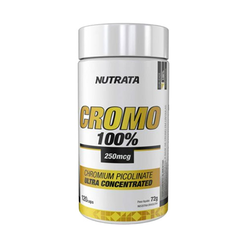Picolinato Cromo 100% 250mcg 120 caps – Nutrata