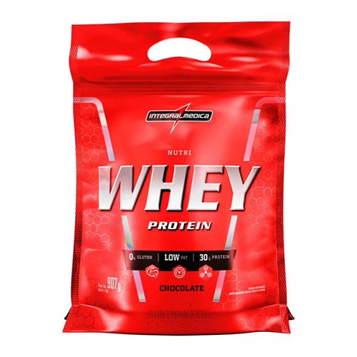 Whey 100% Pure – Chocolate – Pouch 907g – Integral Medica